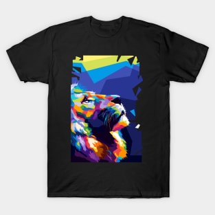 Lion Wpap Art T-Shirt